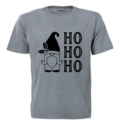 Christmas Gnome - Ho Ho - Adults - T-Shirt