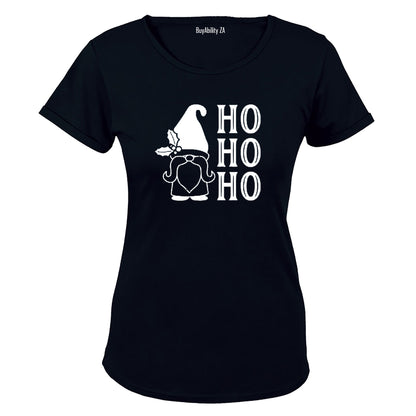 Christmas Gnome - Ho Ho - Ladies - T-Shirt