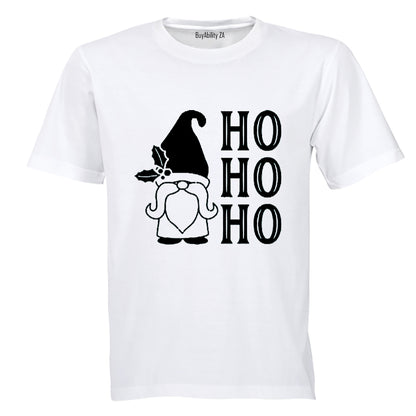 Christmas Gnome - Ho Ho - Adults - T-Shirt