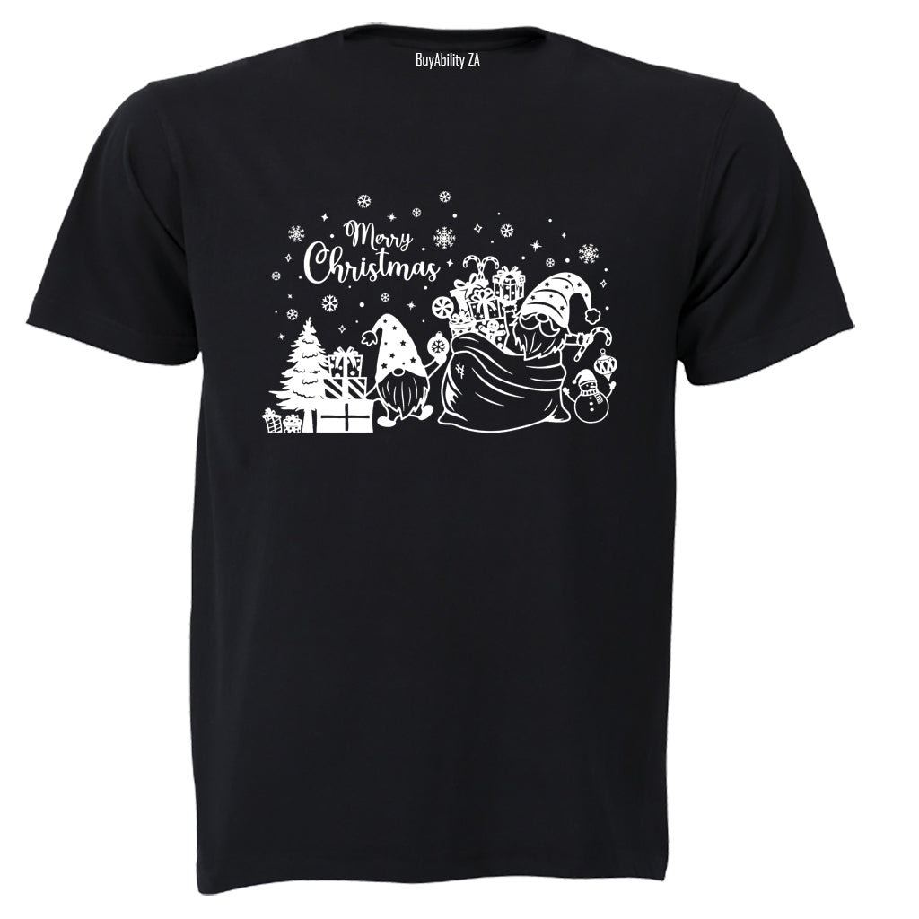 Christmas Gnome Presents - Kids T-Shirt