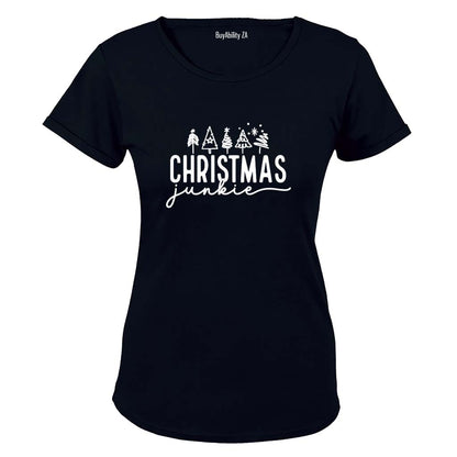 Christmas Junkie - Ladies - T-Shirt