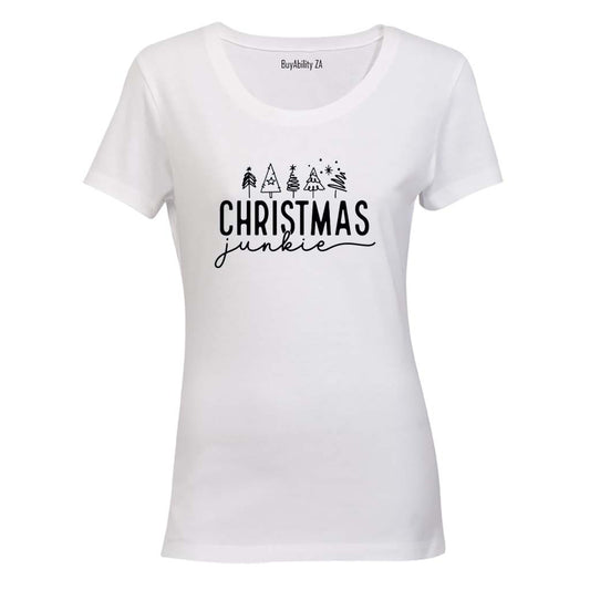 Christmas Junkie - Ladies - T-Shirt