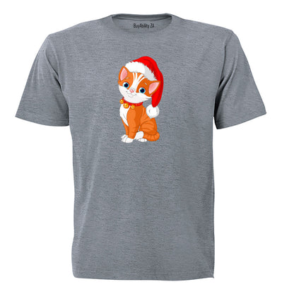 Christmas Kitten - Kids T-Shirt