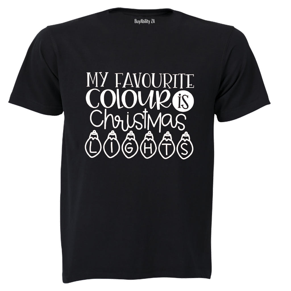 Christmas Lights - Adults - T-Shirt