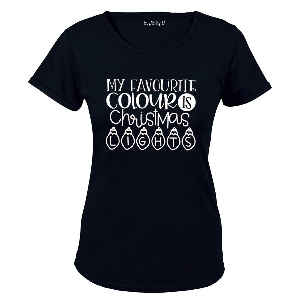 Christmas Lights - Ladies - T-Shirt