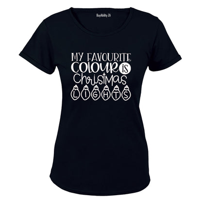 Christmas Lights - Ladies - T-Shirt