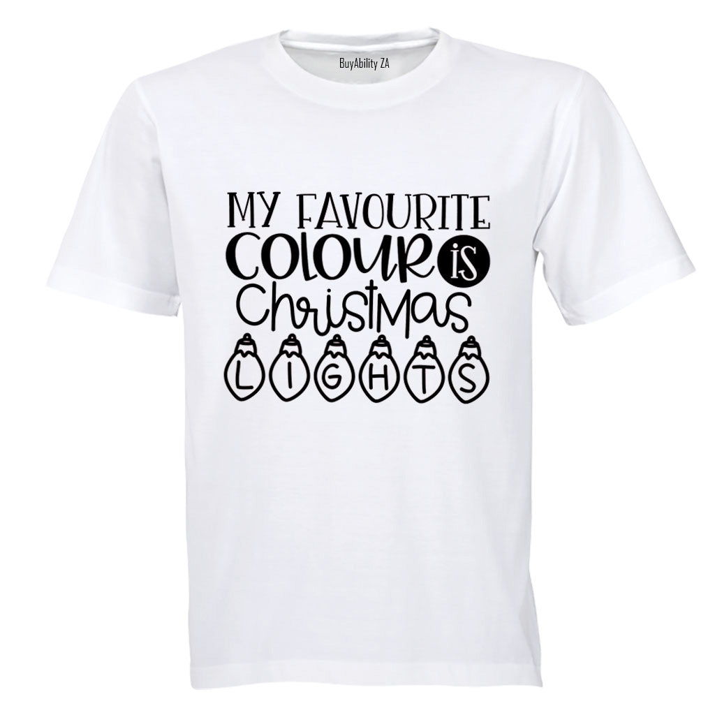 Christmas Lights - Adults - T-Shirt