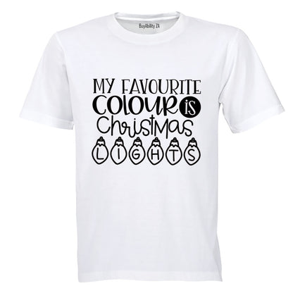 Christmas Lights - Adults - T-Shirt
