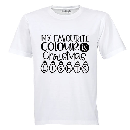 Christmas Lights - Adults - T-Shirt
