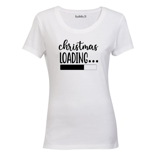 Christmas Loading - Bold - Ladies - T-Shirt