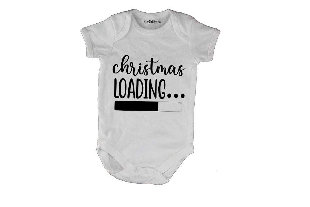 Christmas Loading - Bold - Baby Grow