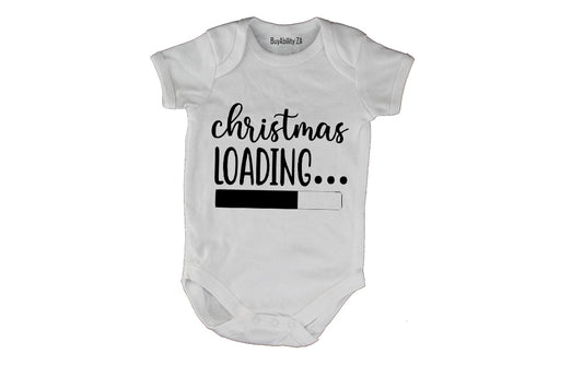 Christmas Loading - Bold - Baby Grow