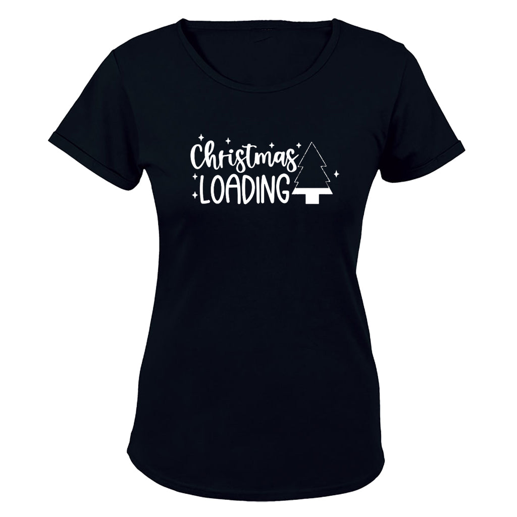 Christmas Loading - Tree - Ladies - T-Shirt - BuyAbility South Africa
