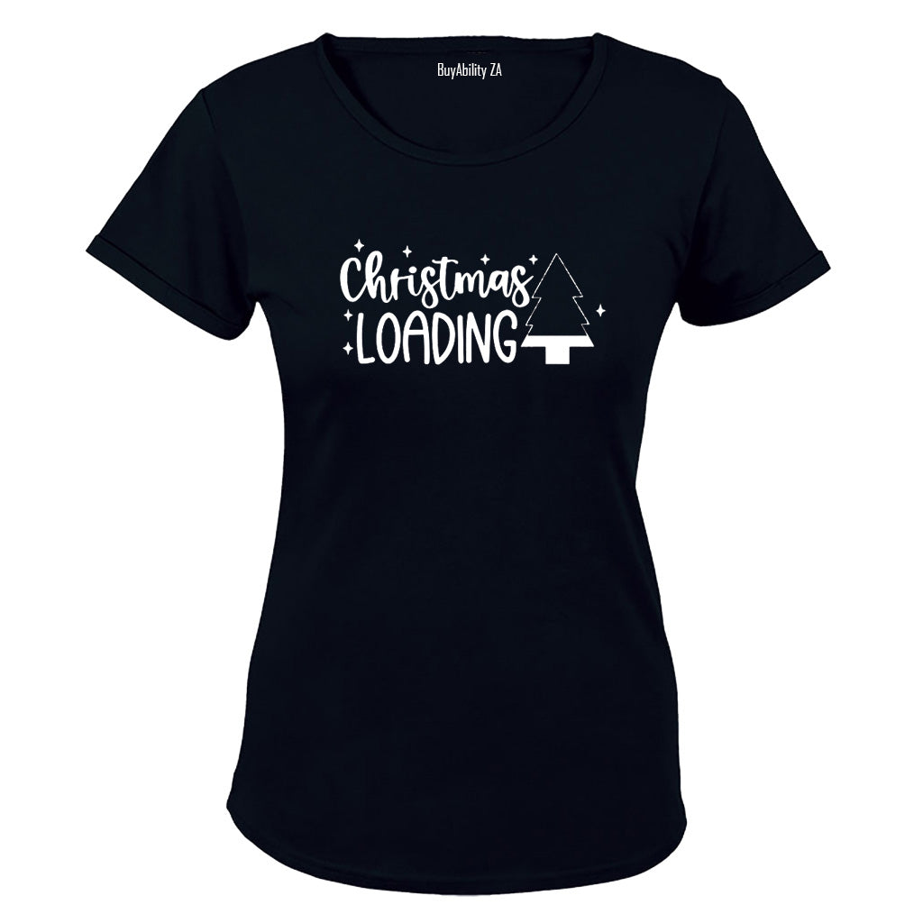 Christmas Loading - Tree - Ladies - T-Shirt