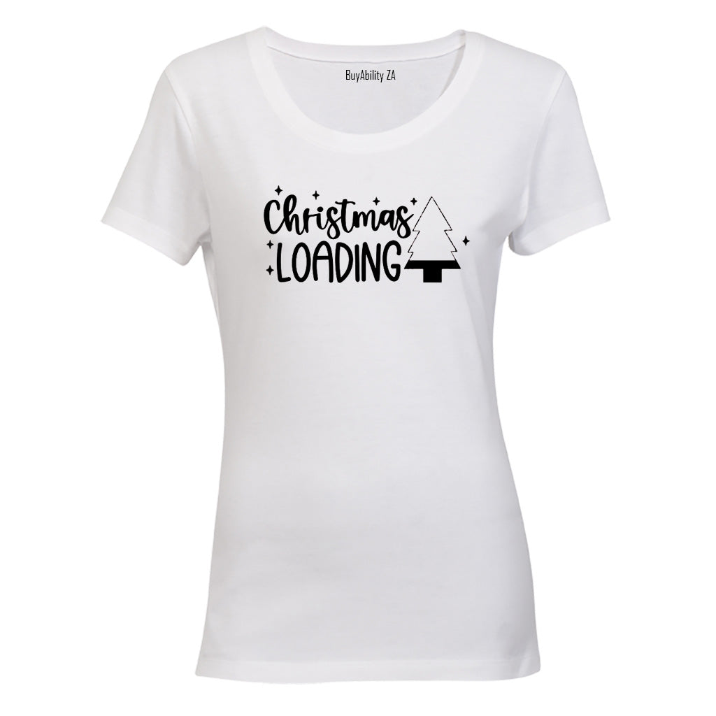 Christmas Loading - Tree - Ladies - T-Shirt