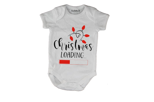Christmas Loading - Baby Grow