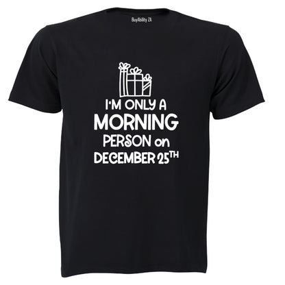 Christmas Morning - Person - Adults - T-Shirt