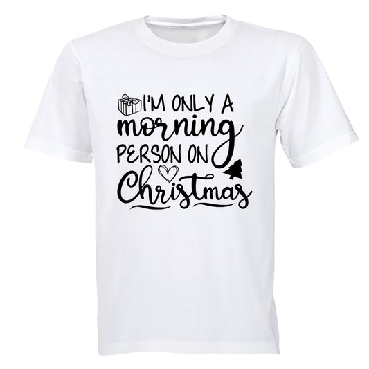 Morning Person. Christmas - Kids T-Shirt - BuyAbility South Africa