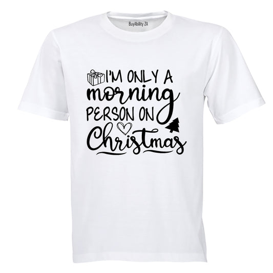 Morning Person. Christmas - Kids T-Shirt