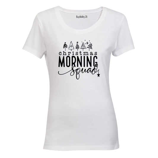 Christmas Morning Squad - Ladies - T-Shirt