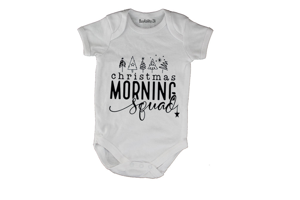 Christmas Morning Squad - Baby Grow