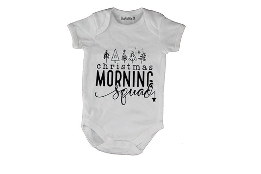 Christmas Morning Squad - Baby Grow