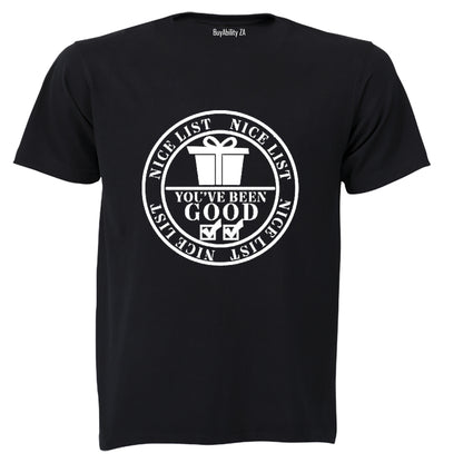 Christmas Nice List - Adults - T-Shirt