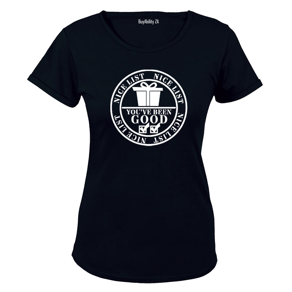 Christmas Nice List - Ladies - T-Shirt - BuyAbility