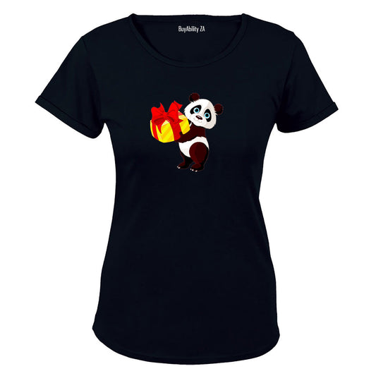 Christmas Present Panda - T-Shirt