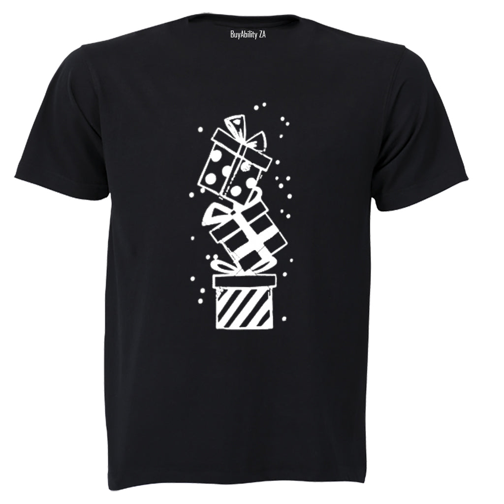 Christmas Presents Tower - Kids T-Shirt