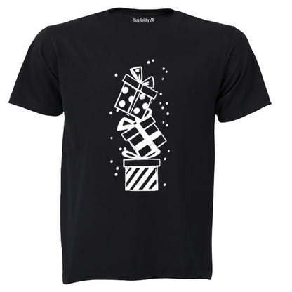 Christmas Presents Tower - Kids T-Shirt