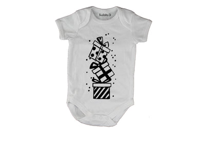 Christmas Presents Tower - Baby Grow