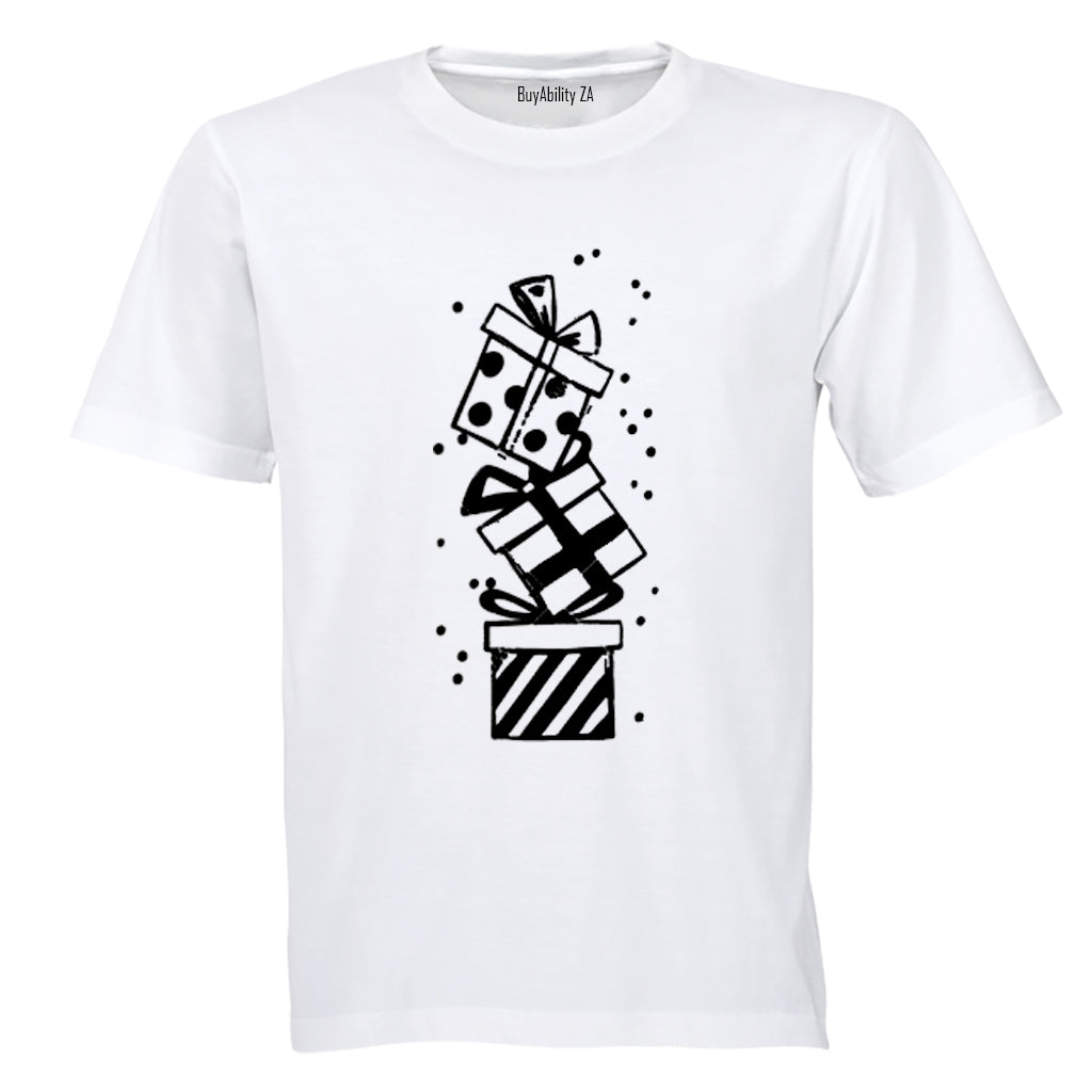 Christmas Presents Tower - Kids T-Shirt