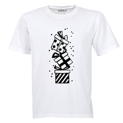 Christmas Presents Tower - Adults - T-Shirt