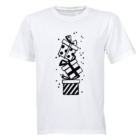 Christmas Presents Tower - Adults - T-Shirt - BuyAbility South Africa