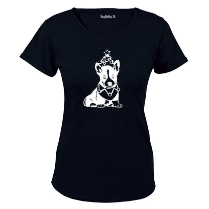 Christmas Pup - Ladies - T-Shirt