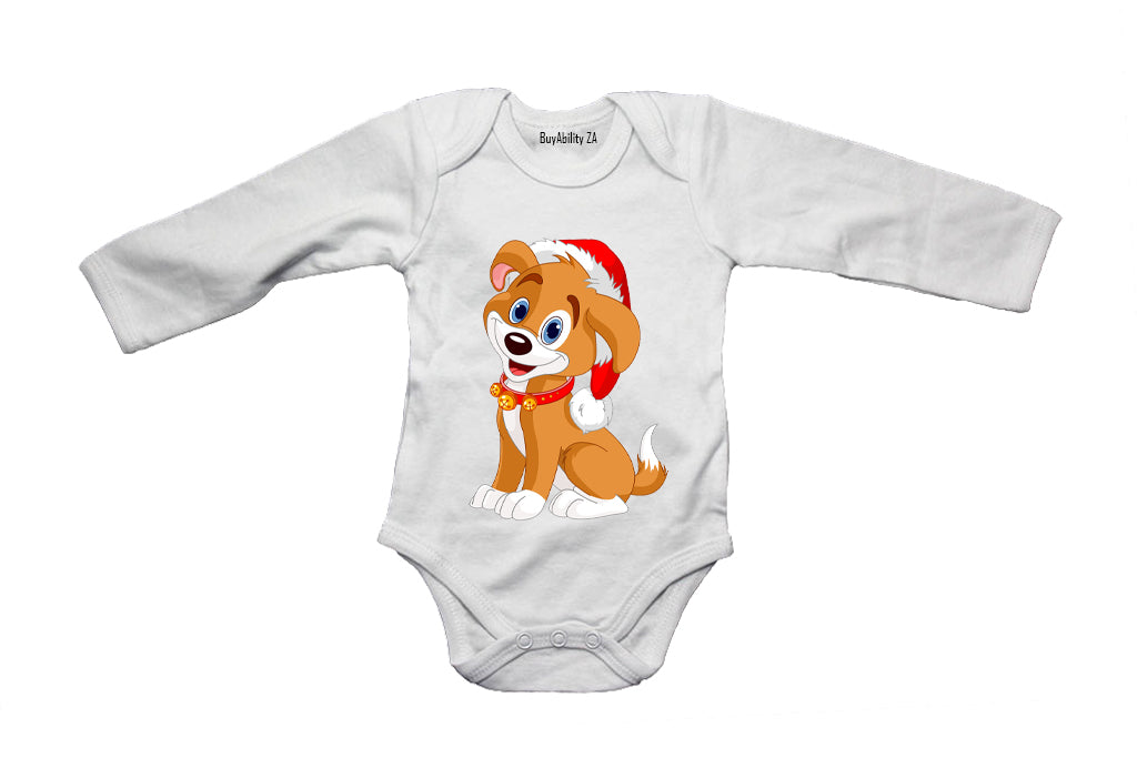 Christmas Puppy - Baby Grow