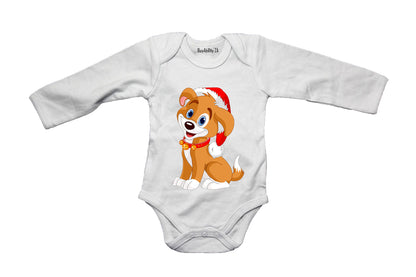 Christmas Puppy - Baby Grow