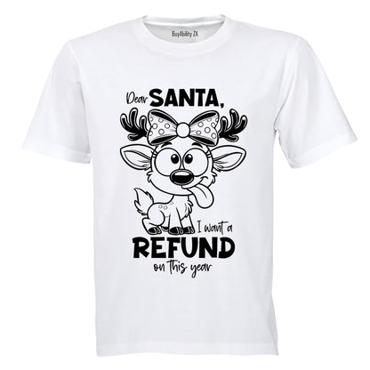 Christmas Refund - Adults - T-Shirt - BuyAbility South Africa