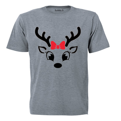 Christmas Reindeer - Bright Eyes - Kids T-Shirt - BuyAbility