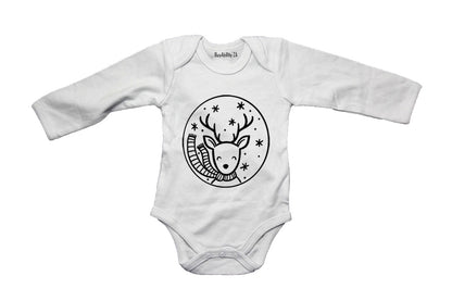 Christmas Reindeer Frame - Baby Grow