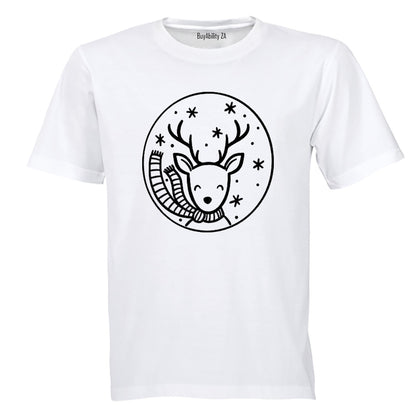 Christmas Reindeer Frame - Kids T-Shirt - BuyAbility