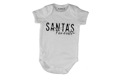 Christmas Santa's Favorite - Baby Grow