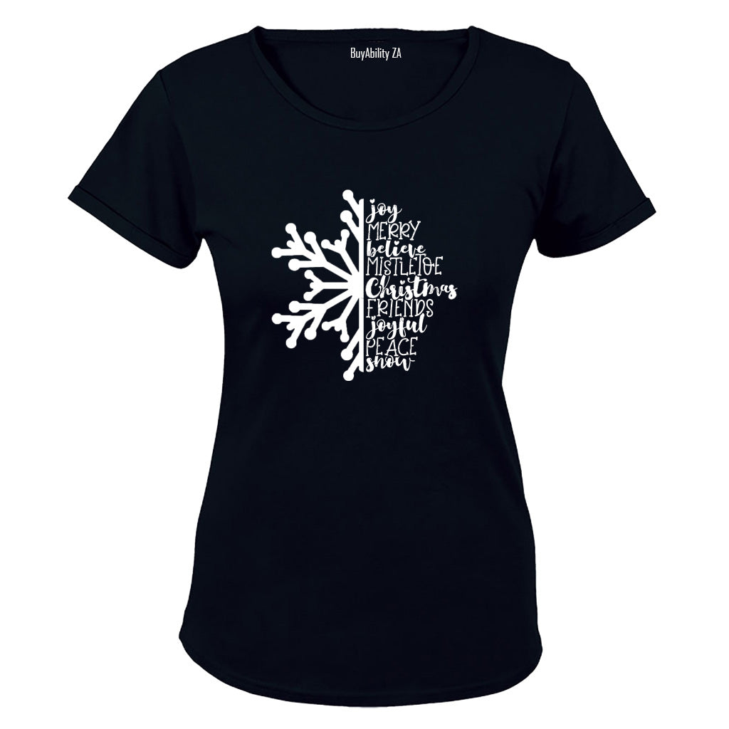 Christmas Snowflake - Ladies - T-Shirt