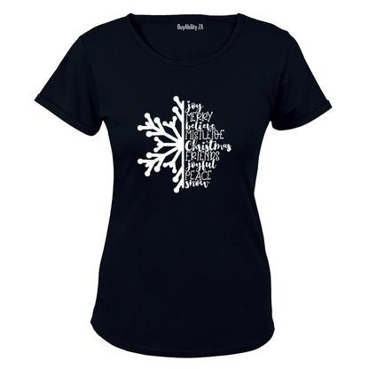 Christmas Snowflake - Ladies - T-Shirt