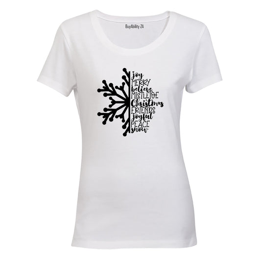 Christmas Snowflake - Ladies - T-Shirt