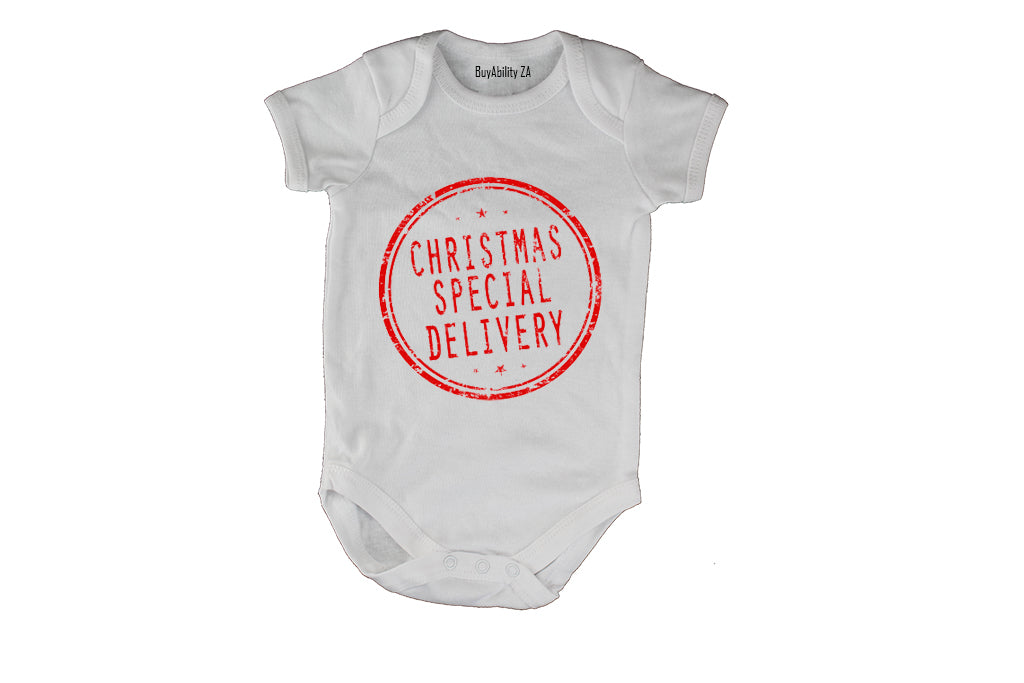 Christmas Special Delivery - Baby Grow