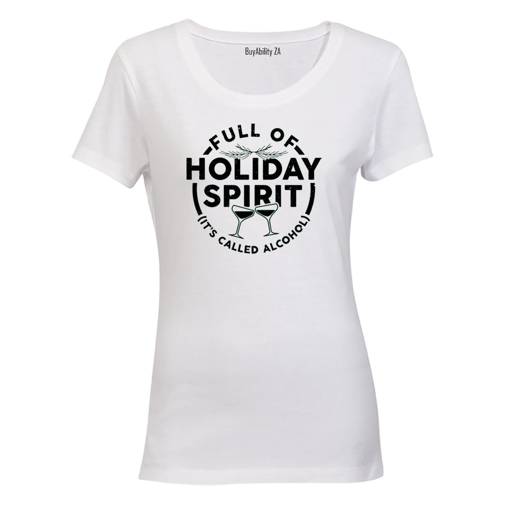Christmas Spirit - Alcohol - Ladies - T-Shirt