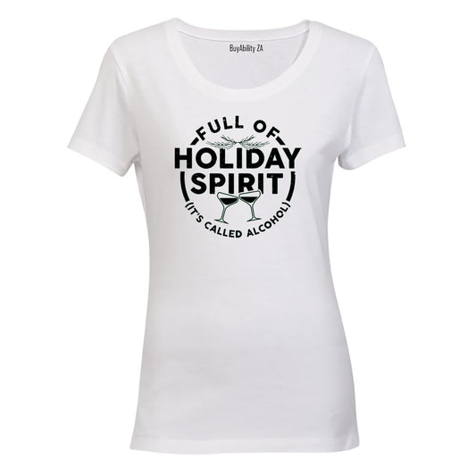 Christmas Spirit - Alcohol - Ladies - T-Shirt
