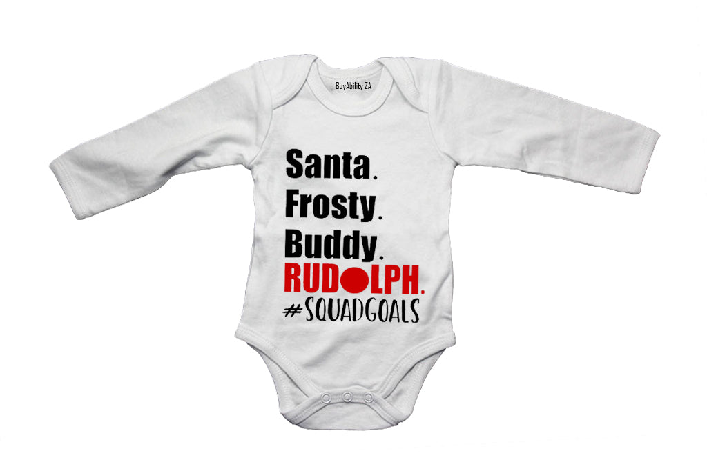 Christmas Squad Goals - Baby Grow